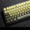 SOLIDEE Set di Keycaps Meccanici PBT da 128 Tasti, Profilo HOA, Keycaps Double Shot Foundation, Keycaps Meccanici Boxed, Compatibile con Tastiere Gaming e DIY con Interruttori MX(Summer Matcha)