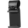 Gatuida Supporto per Telefono al Volante Auto Nero Regolabile Abs Pp Pvc