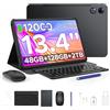 POPUX P13 Tablet 13.4 Pollici Android 16 e Gemini AI, 2.4K/120Hz,Grigio
