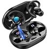 Matast Cuffie Bluetooth 5.4 Sport, 50 Ore Cuffie In Ear con Cancellazione Rumore ENC e 4 HD Mics, Auricolari Bluetooth con 6D Bass Stereo, Cuffie Senza Fili HiFi con LED Display, IP7 Impermeabile