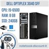 Dell Optiplex 3040 SFF Desktop PC Cpu i5-6500 Ram 8gb SSD 240Gb Win11Pro WiFi