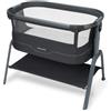 Maxi-Cosi Maxi Cosi Iora² Culla Co-Sleeping, 0-6 Mesi (9 kg), Culla Neonato Fianco Letto Pieghevole e Leggera, Materasso 5 cm CloudCore, 5 Livelli, 2 Ruote Scorrevoli, Funzione Easy Slide, Elegance Graphite