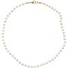 Sophia Rose Collana di Perle d'Acqua Dolce 40cm Perle Coltivate | Vere Annodate a Mano Annodata a mano su seta: ogni perla annodata singolarmente