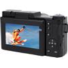 KIMISS Videocamera Digitale 5K CCD, Fotocamera con Schermo Flip, for Scena All'Aperto