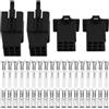 VGOL Set di 2 mini connettori a 9 vie da 2,8 mm compatibili con riparazione elettrica per moto compatibili con Yamaha compatibile con Honda