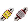 Simoni Racing IL15/31 Kit 2 Lampadine Siluro a Led C5W, 6000°K Led bianchi