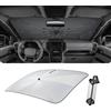 LUWU [Aggiornato] Ombrello Parasole Auto Compatibile con Ford Ranger T9 2023-2025 2026 Parabrezza Parasole Auto ad Ombrello Pieghevole per Parabrezza Anteriore Interno Ranger T9 Accessori