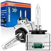 Sycreek Lampadina Xenon HID D3S 6000K 35W - Super Vision +200% Più Luce, Kit Fari HID Plug & Play, Fascio Perfetto，Confezione da 2