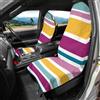YANGESHOP Set 2 coprisedili per auto in tessuto asciugamano motivo grafico strisce