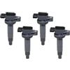 LJQTEOZ Bobina di accensione 4X for Toyota for Yaris 1.3L 2004 .5L 2006-2012 for Camry 2.4L for Prius for Echo .5 for Scion XA XB 2004-2006 9091902240 9091902265