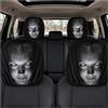 Jeeeun Scary Headrest Covers for Cars, Washable Polyester Car Headrest Cover Set with Creepy Print for Halloween Car Interior Decoration (4pcs A)