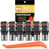 ANTEMOON T10 W5W LED Lampadine CANBUS Sensa Errore 12V 194 168 2825 Rosso Brillante 18SMD 2015 Chipset Cuneo Tipo Luci Interior Auto per Luce di Posizione Interior Segnale Cupola Cruscotto, 6pcs