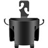 Nuyhgtr Porta Posteriore - Black Drink Drink Water Bottle Stoccaggio per Automobile, Camion con Funzione Organizzatore Bevanda, Contenitore Multifunzione per Cellulari E Chiavi, U