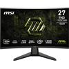 MSI MAG 274CF X24 Monitor Gaming, 27 ", Full-HD, 1920 x 1080 Pixel, tempo di risposta 1 ms, refresh rate 240 Hz