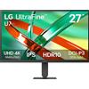 LG UltraFine 27U711B-B MONITOR, 27 ", UHD 4K, 3840 x 2160 Pixel, tempo di risposta 5 ms, refresh rate 60 Hz