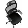 SIHOO Sedia da scrivania ergonomica, carico massimo 150 kg, schienale regolabile in altezza e supporto lombare, sedia da gaming per computer