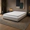 NATURALEX Materasso RelaxFit 140 x 190 cm in schiuma memory con supporto medio fermo, casa blu lattice con schiuma HR, traspirante e reversibile lato estate/inverno