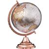 FEERIC LIGHTS & CHRISTMAS - Globo terrestre Dorato Rosa h33cm