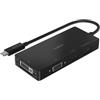 Belkin Adattatore video Belkin USB-C a 4 porte (HDMI/VGA/DisplayPort/DVI)/Nero [AVC003BTBK]