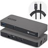 Startech.com Docking Station StarTech Hub Thunderbolt 5 Portatili USB-A 140W Nero [303UE-TB5-HUB]