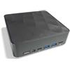 Yashi Pc mini Yashi Nucky Intel Quad Core N100 16GB 1000GB SSD Win11Pro Nero [NY331]