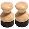 Muzrunq Tagliere per olio applicatore di cera per olio minerale e applicatore cera spugna olio da olio 2 pezzi per spatola in legno, mestolo, cucchiaio, utensili di bambù strumento di olencamento in legno