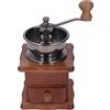 ZAWELIYO Macinacaffè Manuale Macinino da caffè con Nucleo in Acciaio Inossidabile Antiruggine, Stile Classico, in Faggio retrò, per Uso in Ufficio Domestico