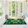 PEARLOVE Tappeto San Patrizio 120 x 170 cm, motivo: trifoglio portafortuna, colore: Rug