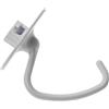 vhbw gancio compatibile con KitchenAid Artisan 4,3L, 4,8L, 5K45SSEOB, 5K45SS robot da cucina - Attacco, 14,5 x 12 cm, alluminio bianco
