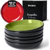 MIAMIO - set da 6 piatti fondi 900 ml Le Papillon (Multicolore) per cucina