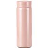Boenkush Borraccia Termica in Acciaio Inox 280 ml Rosa - Bottiglia Isotermica Sottovuoto per Bevande Calde e Fredde, Mantiene il Caldo 6h e il Freddo 12h - Thermos Compatta per Scuola, Ufficio e Palestra