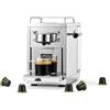 Sjöstrand Coffee Concept Sjöstrand Macchina a capsule per caffè espresso in acciaio inox (compatibile con Nespresso) Acciaio/Argento