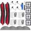 LOVOBO Kit 20 Pezzi Accessori per Roborock Q10 X5/Q10X5+ Robot | 2 Spazzole Principali, 4 Spazzole Laterali, 4 Filtri, 4 Sacchetti, 4 Panni per il Mop, 2 Strumenti