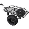 Picysa Rimorchio RC, Auto Trascinante Secchio RC in Metallo Ricambi Auto su Cingoli Simulazione Accessori Modello per D90 SCX10 CC01 1/10 Pezzi (nero)