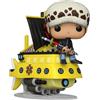 Funko One Piece Pop Rides Super Deluxe Trafalgar D. Law con Polar Tang #120