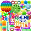Edmirfun 49 Pcs Fidget Toys Set, Giochi Sensoriali Antistress Per Bambini e Adulti, Kit Sensoriale Autismo,Antistress Ufficio, Set Di Giocattoli Sensoriali Per Feste Di Compleanno Per Adulti e Bambini
