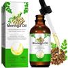 Generico Olio Di Moringa Per La Crescita Della Pelle E Dei Capelli - 2.02Oz 100% Puro Olio Di Semi Di Moringa Naturale - Pelle Secca, Cura Del Viso, Linee Sottili, Idratante, Nutriente E Rivitalizzante - 60Ml