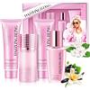 ZKONLY Cofanetto Regalo Donna - Set Bellezza con Doccia Crema, Lozione Corpo e Profumo - Regalo di Compleanno per Migliore Amica, Mamma, Figlia - Idea Regalo Natale per Lei - Fragranza Floreale Delicata