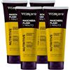 FEI FAN Maschera NUTRITIVE FLASH 1 MINUTE, Trattamento Intensivo Nutriente. Con Ceramidi Vegetali e Pantenolo, Per Capelli Secchi, Spenti 190ml (4 Unità)
