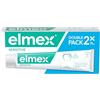 Elmex Dentifricio Sensitive Whitening, Sbiancante Delicato, 2x75 ml