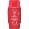 Apivita Bee Sun Safe Fluido Viso Invisibile Tocco Secco Spf50+ 50 ml