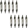 Rannb Punta centrale trapano 3mm diametro punta HSS punta trapano svasatura strumenti per tornio lavorazione dei metalli -10pcs