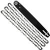 OivAfjz Barra guida di ricambio con catena compatibile con motoseghe Passo 16 pollici 3/8 pollici Calibro 0,050 pollici 57 maglie