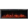 Divina Fire Camino elettrico da parete a incasso frontale Chicago 130 127x14x45