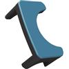 VALICLUD Sgabello da Bagno Ergonomico in Pp Blu Compatto per Adulti, Design Semplice per Bagno come Supporto Sicuro e Funzionale