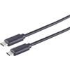 Shiverpeaks S/CONN massima connettività Cavo di collegamento USB-C - Cavo USB 3.2 USB tipo C maschio a USB tipo C maschio, Gen 2x2 bianco, 1,5 m (13-48156)