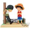 Banpresto - Figurki One Piece Log Stories: Monkey D. Luffy & Roronoa Zoro 7cm