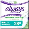 Always Dailies Singles To Go Freschezza flessibile, confezione da 28 proteggi-slip flessibi/confortevoli