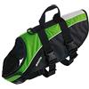 Baltic MASCOT Aiuto al galleggiamento per animali domestici, nero/verde, medio (8-15 kg)