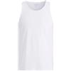JACK & JONES Jjeorganic Basic Canotta Noos, Bianco, XL